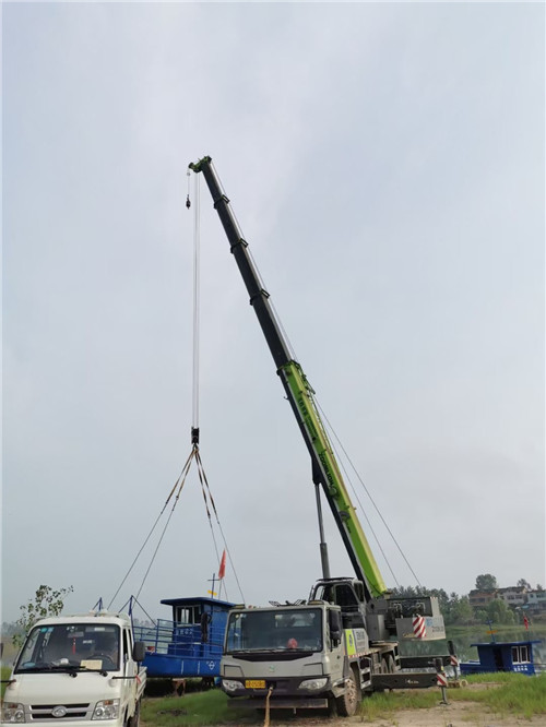 夏县桥梁建设吊装案例